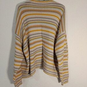Missoni Women's Sweater in Yellow, Pink, and Cream Stripes
